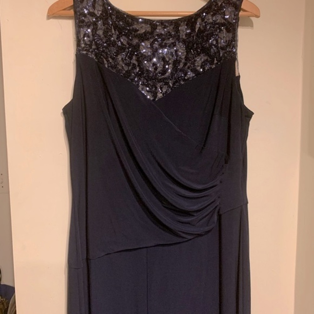 Ralph Lauren navy formal jumpsuit size 18